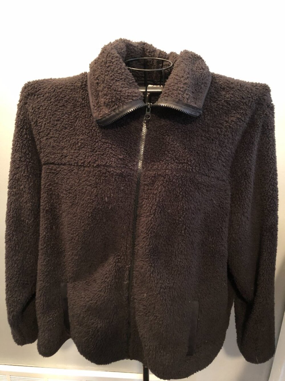 SO 2XL Juniors Black Fleece Jacket 25.5" Pit to Pit #CF